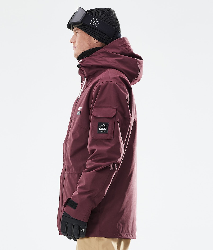 Dope Adept 2021 Snowboardjacke Herren Bordeaux | XU7405836