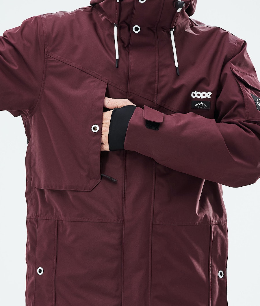 Dope Adept 2021 Snowboardjacke Herren Bordeaux | XU7405836