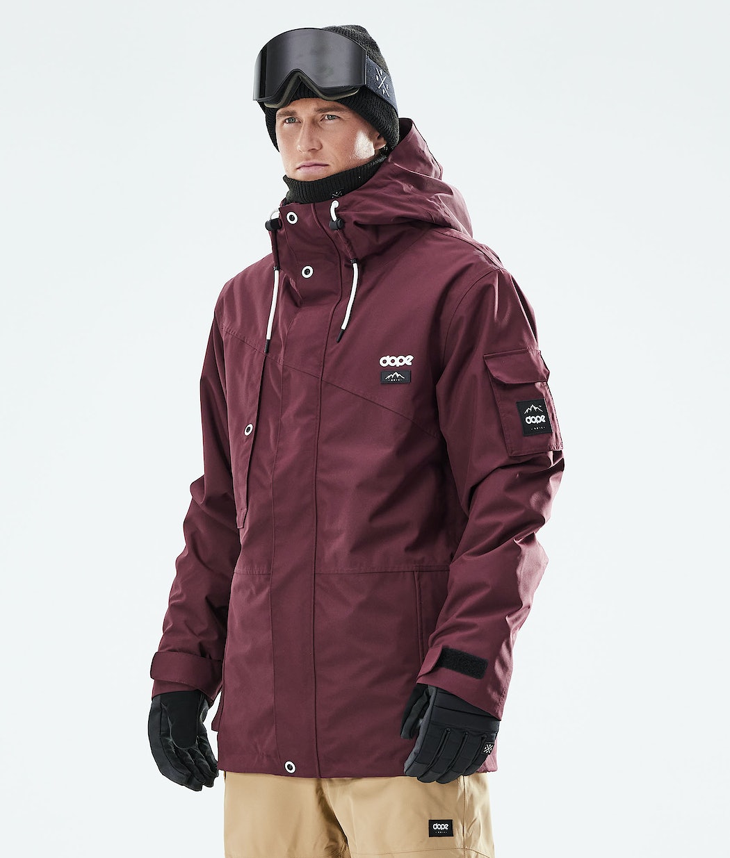 Dope Adept 2021 Snowboardjacke Herren Bordeaux | XU7405836