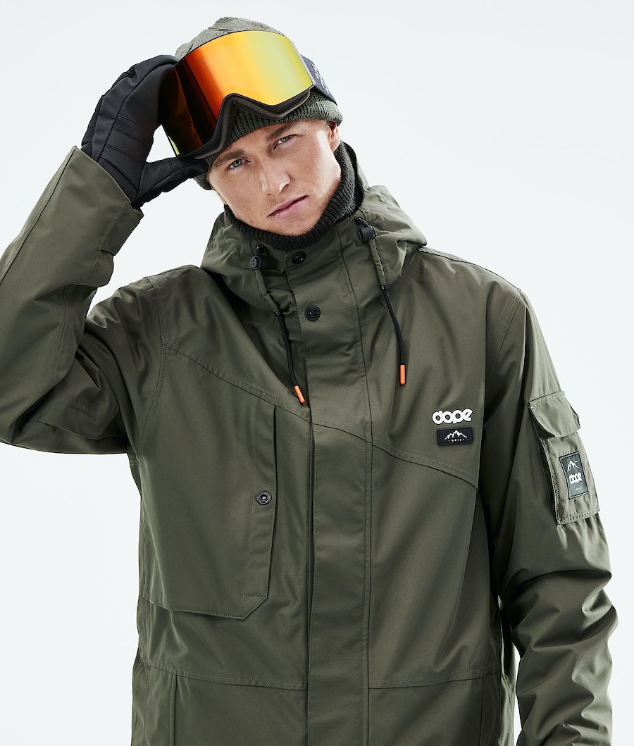 Dope Adept 2021 Snowboardjacke Herren Olivgrün Grün | KV7519468