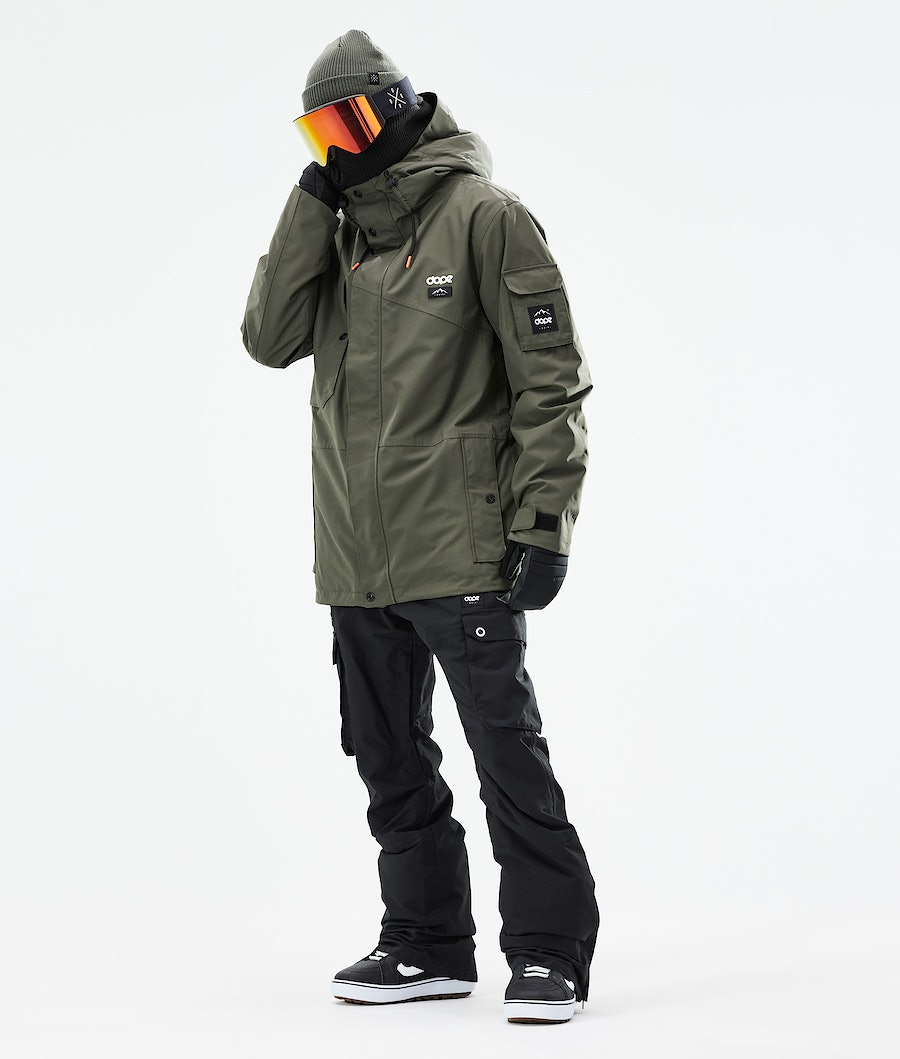 Dope Adept 2021 Snowboardjacke Herren Olivgrün Grün | KV7519468