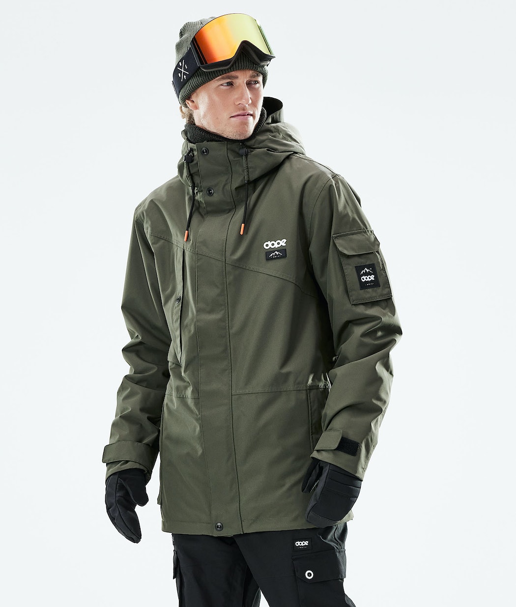 Dope Adept 2021 Snowboardjacke Herren Olivgrün Grün | KV7519468
