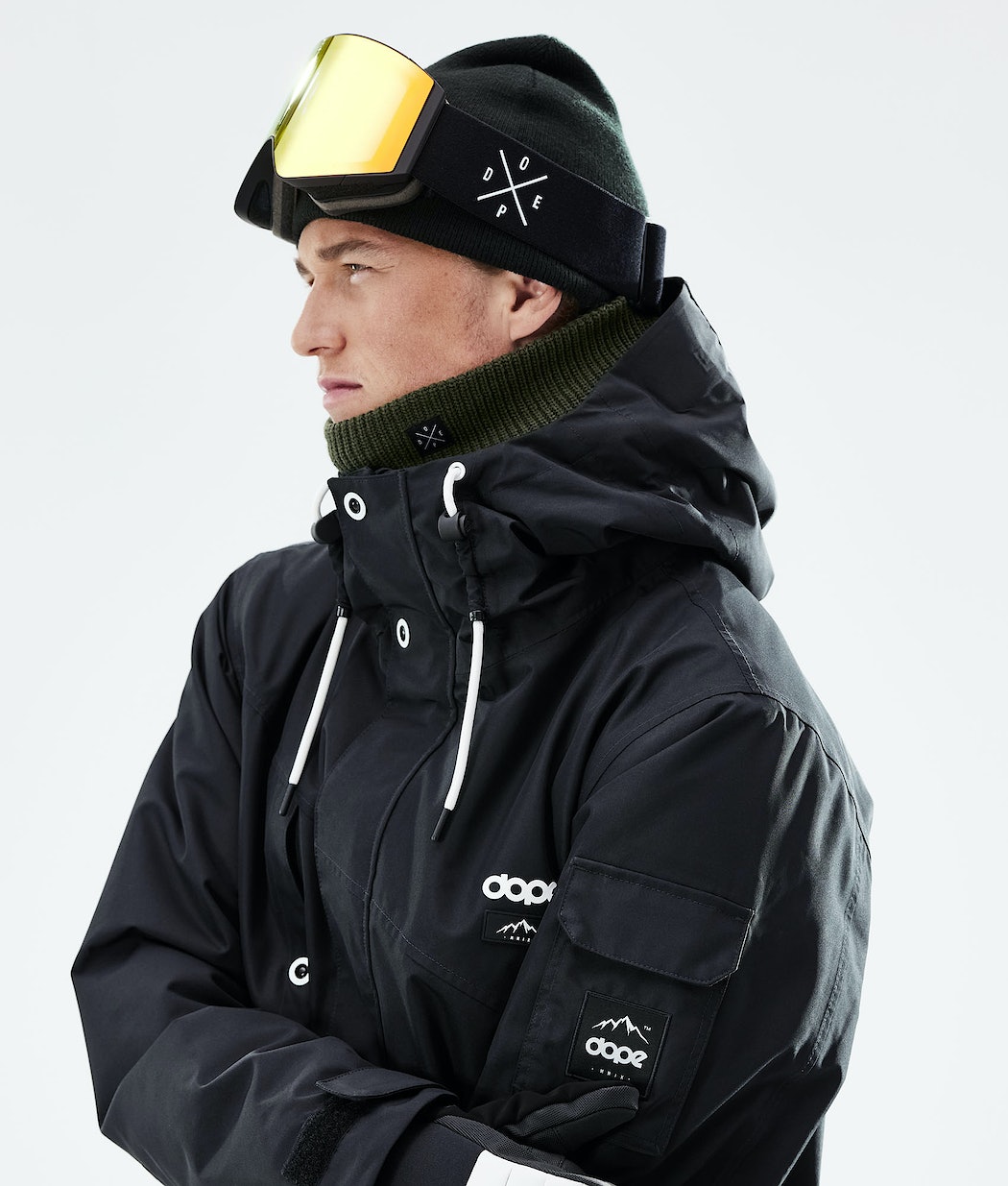 Dope Adept 2021 Snowboardjacke Herren Schwarz | MS2786951