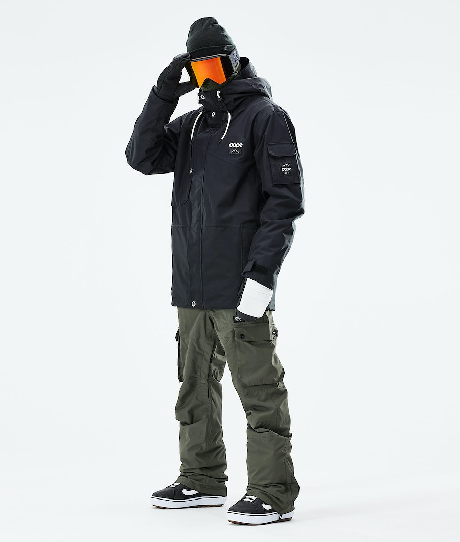 Dope Adept 2021 Snowboardjacke Herren Schwarz | MS2786951
