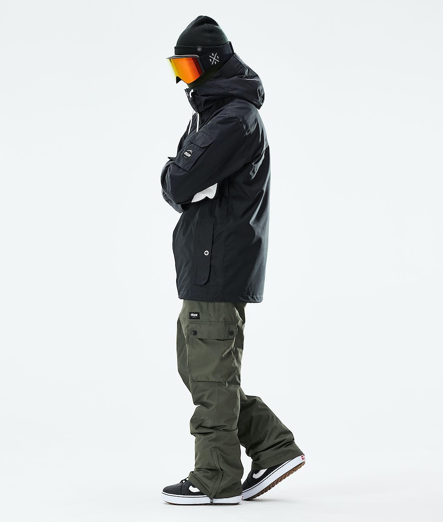 Dope Adept 2021 Snowboardjacke Herren Schwarz | MS2786951