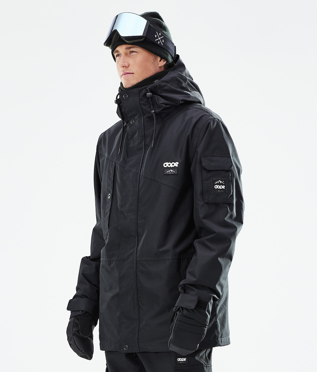 Dope Adept 2021 Snowboardjacke Herren Schwarz | WQ3471625