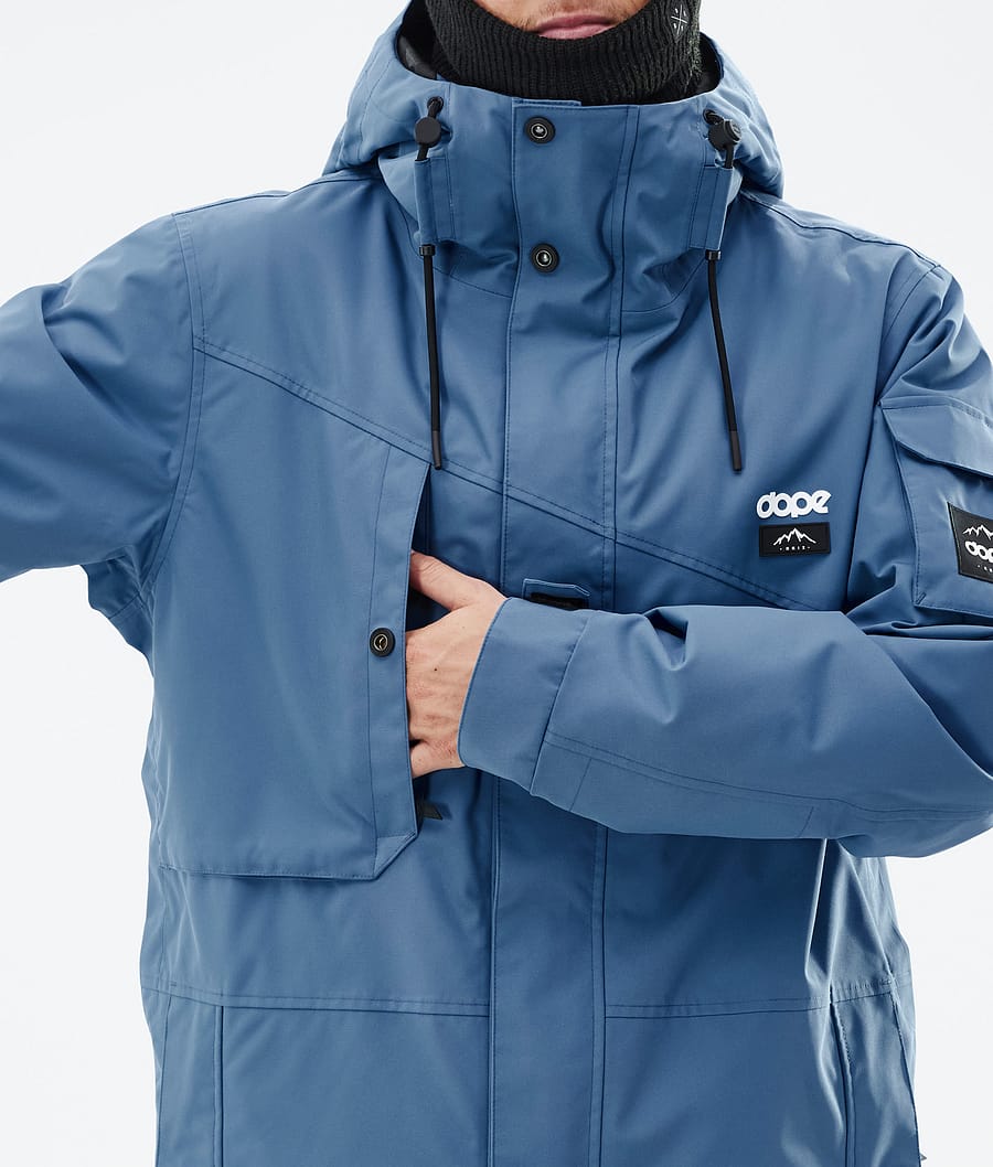 Dope Adept Snowboardjacke Herren Blau Grau | JA8190426