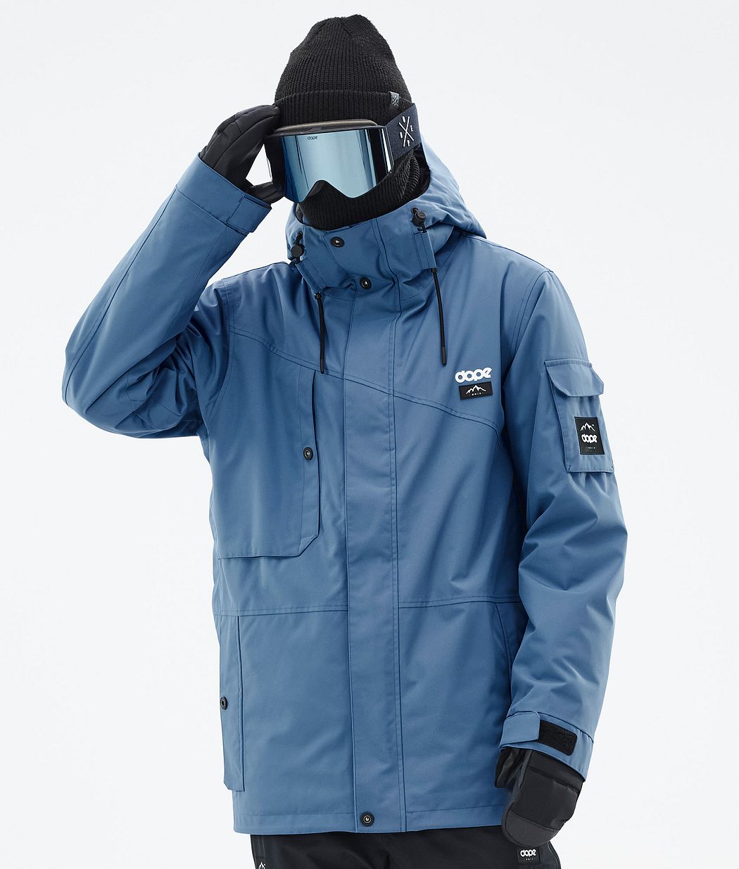Dope Adept Snowboardjacke Herren Blau Grau | JA8190426