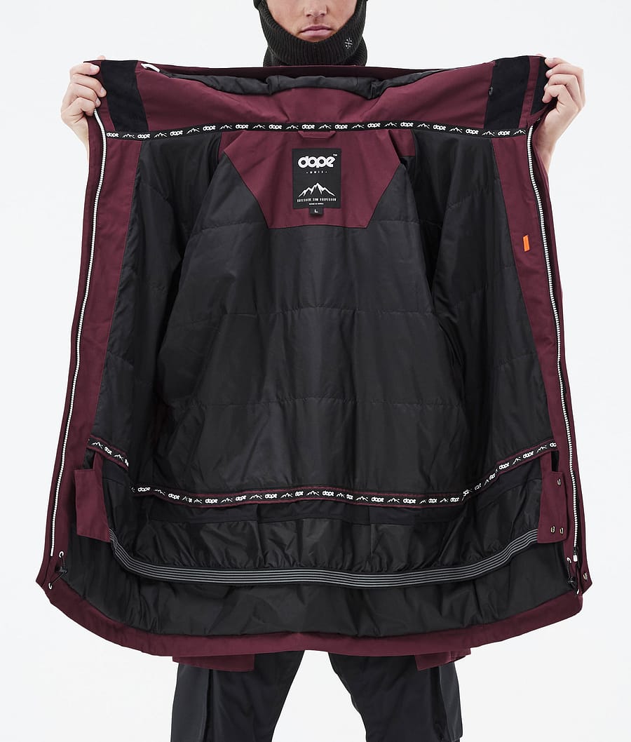 Dope Adept Snowboardjacke Herren Bordeaux | AH8902156