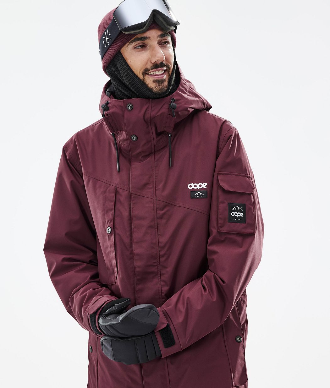 Dope Adept Snowboardjacke Herren Bordeaux | MX3594280