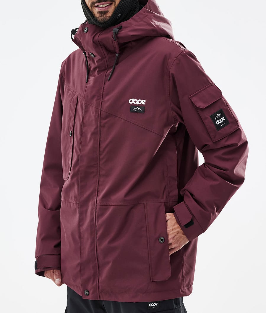 Dope Adept Snowboardjacke Herren Bordeaux | MX3594280