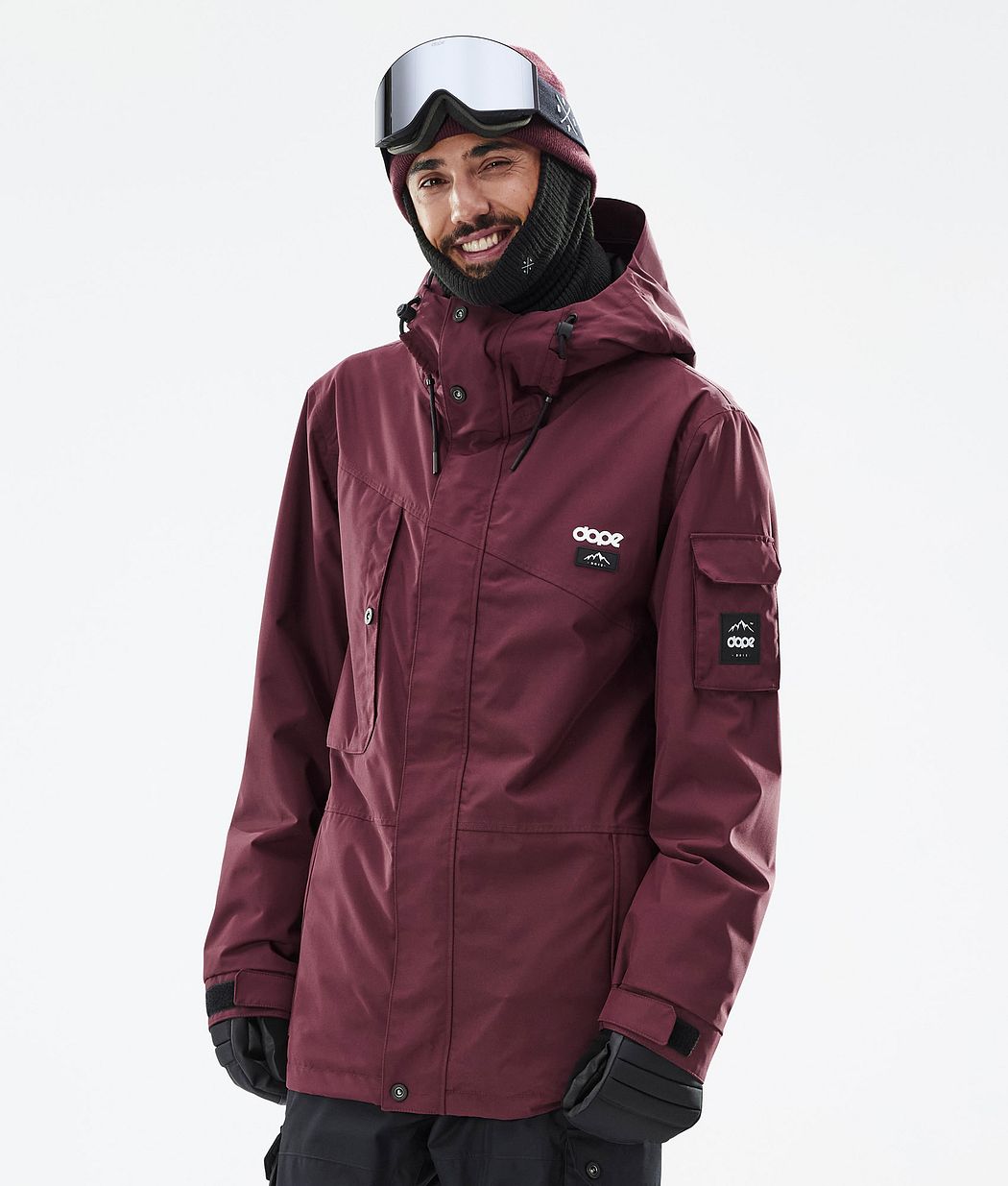 Dope Adept Snowboardjacke Herren Bordeaux | MX3594280