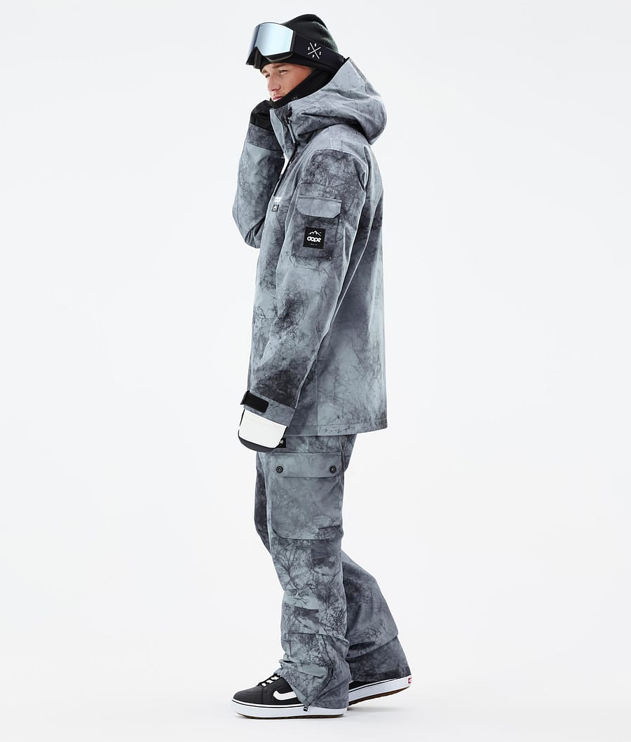 Dope Adept Snowboardjacke Herren Grau Blau Schwarz | WS3276804