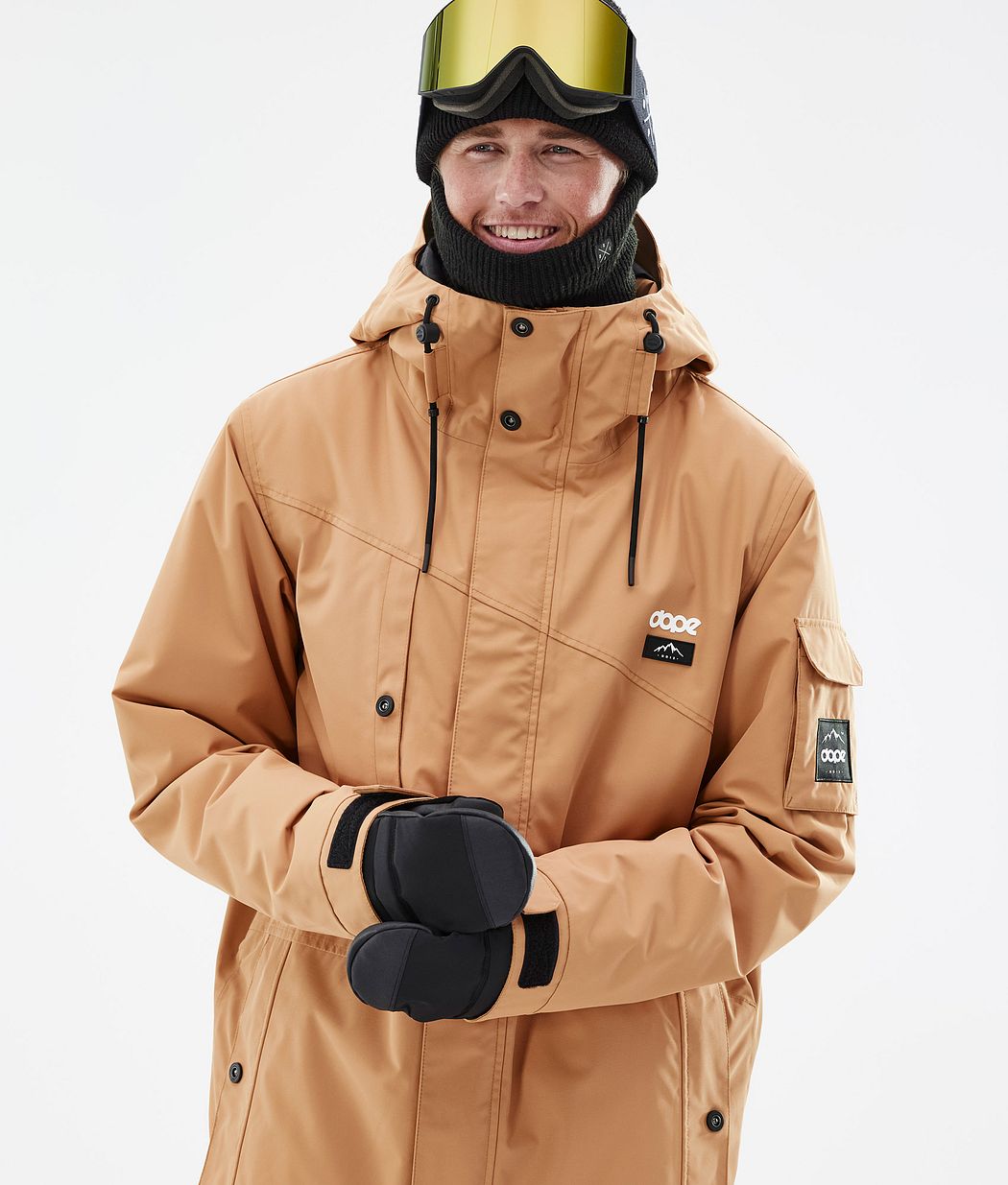 Dope Adept Snowboardjacke Herren Khaki Gelb | PG4937065