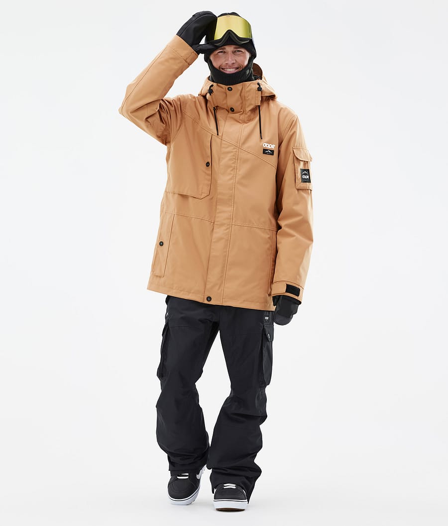 Dope Adept Snowboardjacke Herren Khaki Gelb | PG4937065