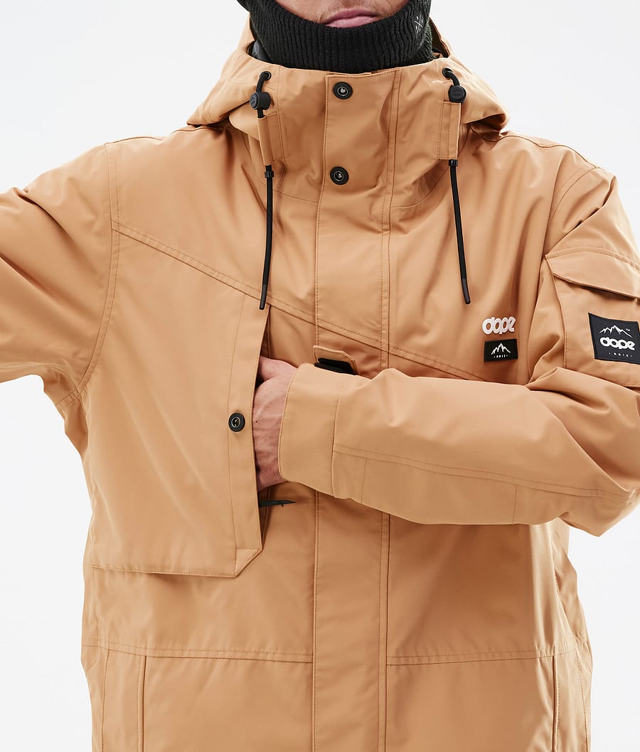 Dope Adept Snowboardjacke Herren Khaki Gelb | PG4937065