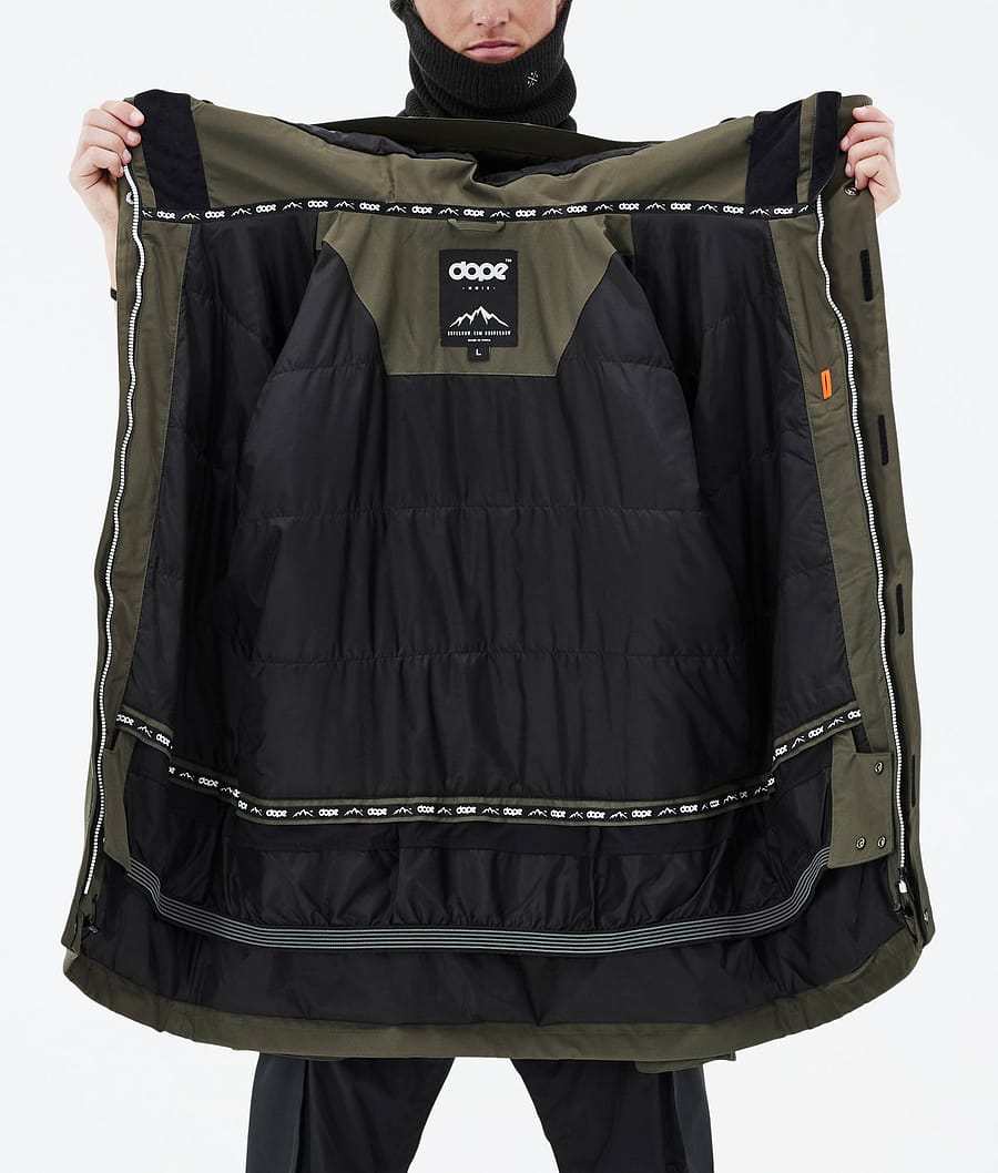 Dope Adept Snowboardjacke Herren Olivgrün Grün | IX0761925