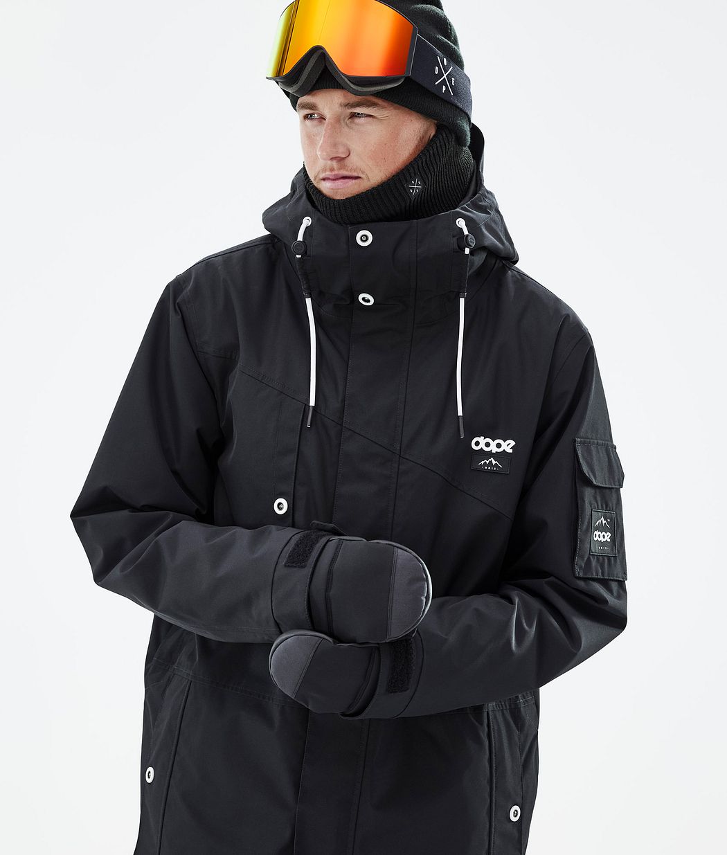 Dope Adept Snowboardjacke Herren Schwarz | QL6092514