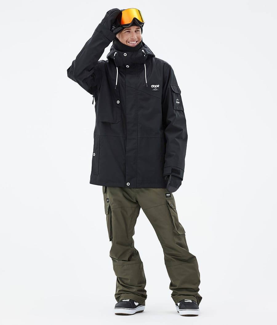 Dope Adept Snowboardjacke Herren Schwarz | QL6092514