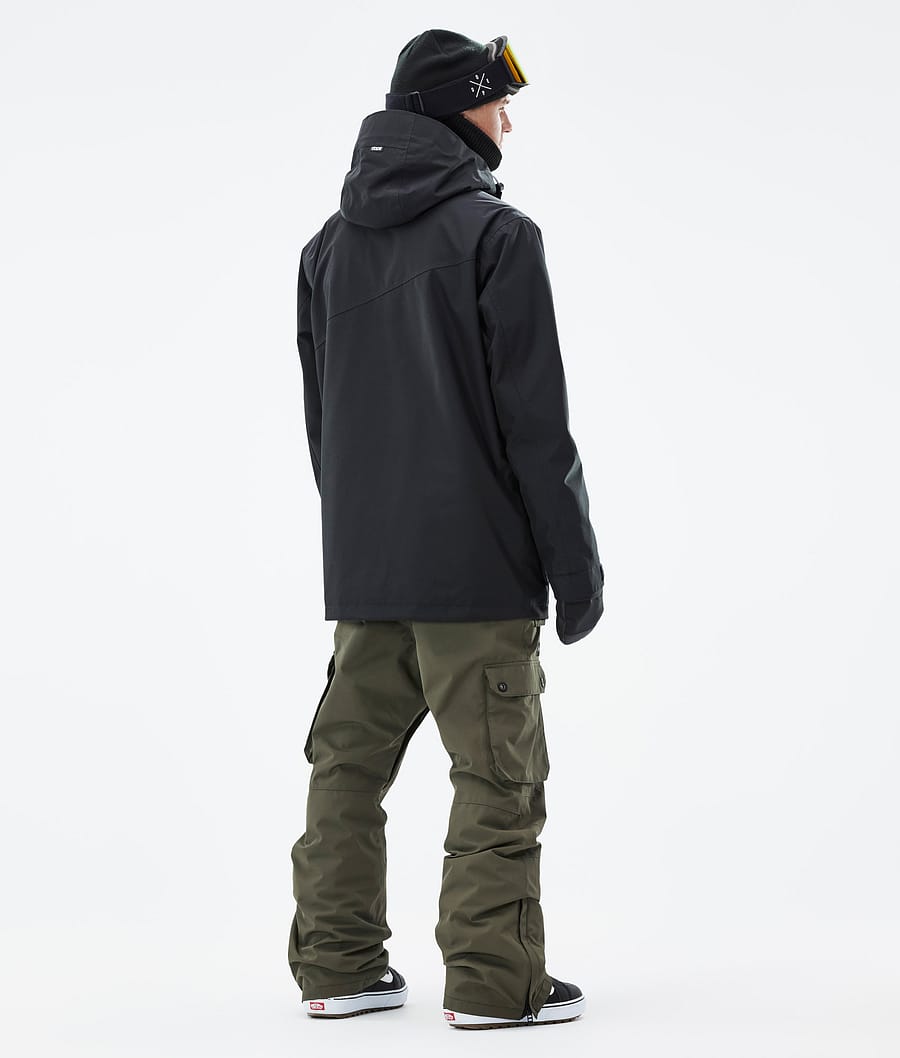Dope Adept Snowboardjacke Herren Schwarz | QL6092514