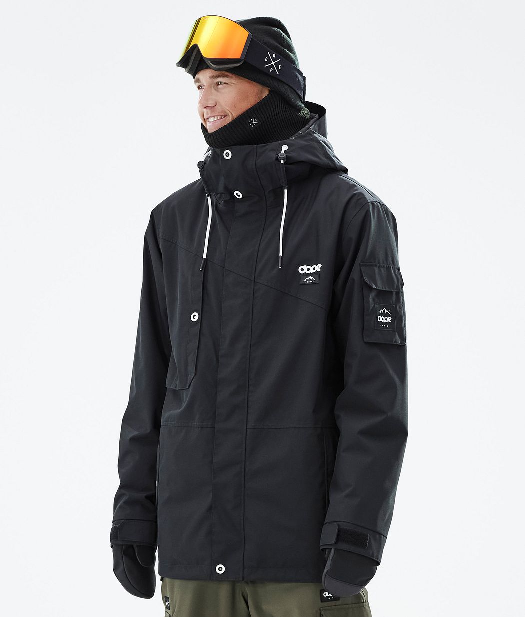 Dope Adept Snowboardjacke Herren Schwarz | QL6092514