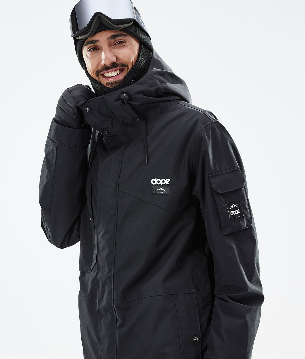 Dope Adept Snowboardjacke Herren Schwarz | QW7368524