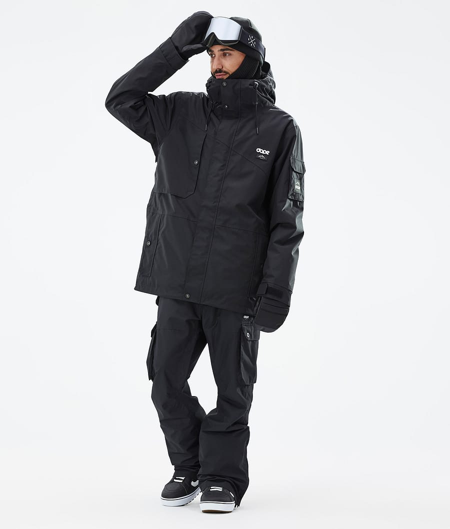 Dope Adept Snowboardjacke Herren Schwarz | QW7368524