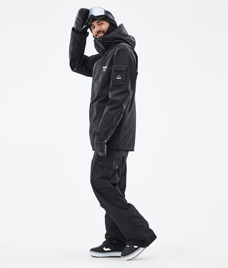 Dope Adept Snowboardjacke Herren Schwarz | QW7368524