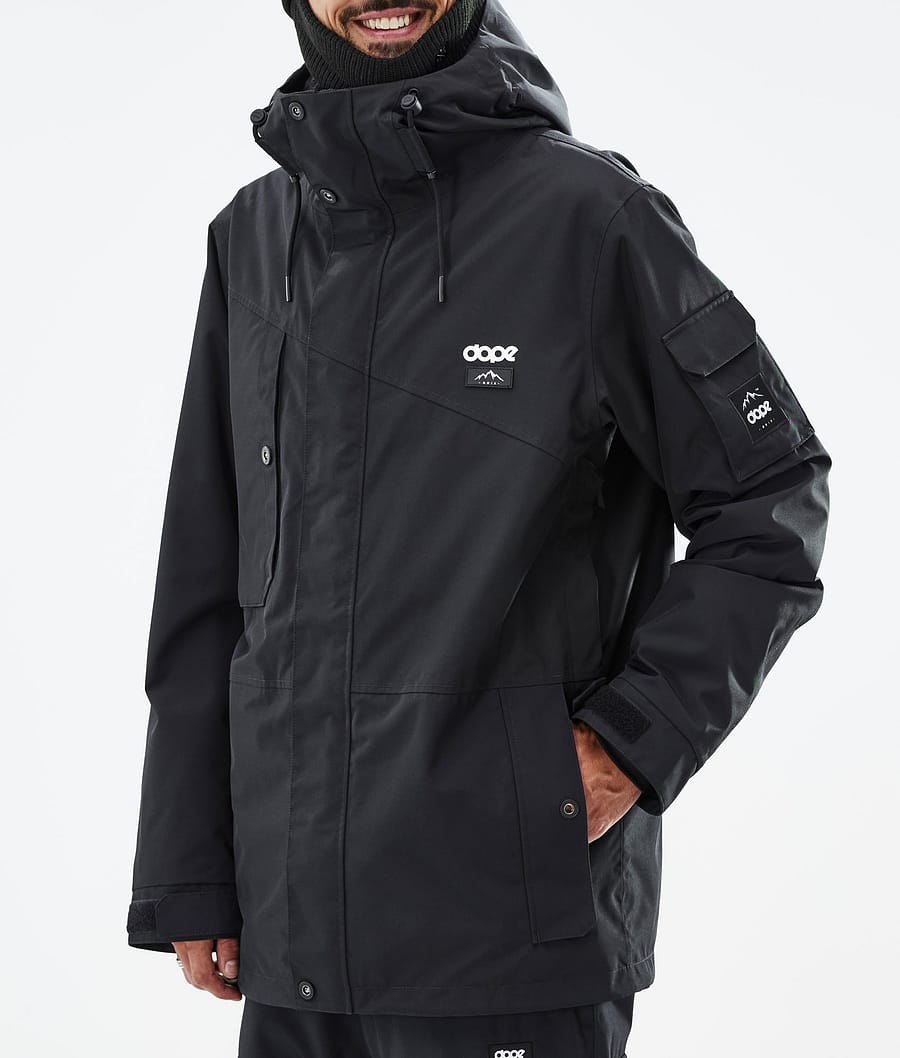 Dope Adept Snowboardjacke Herren Schwarz | QW7368524