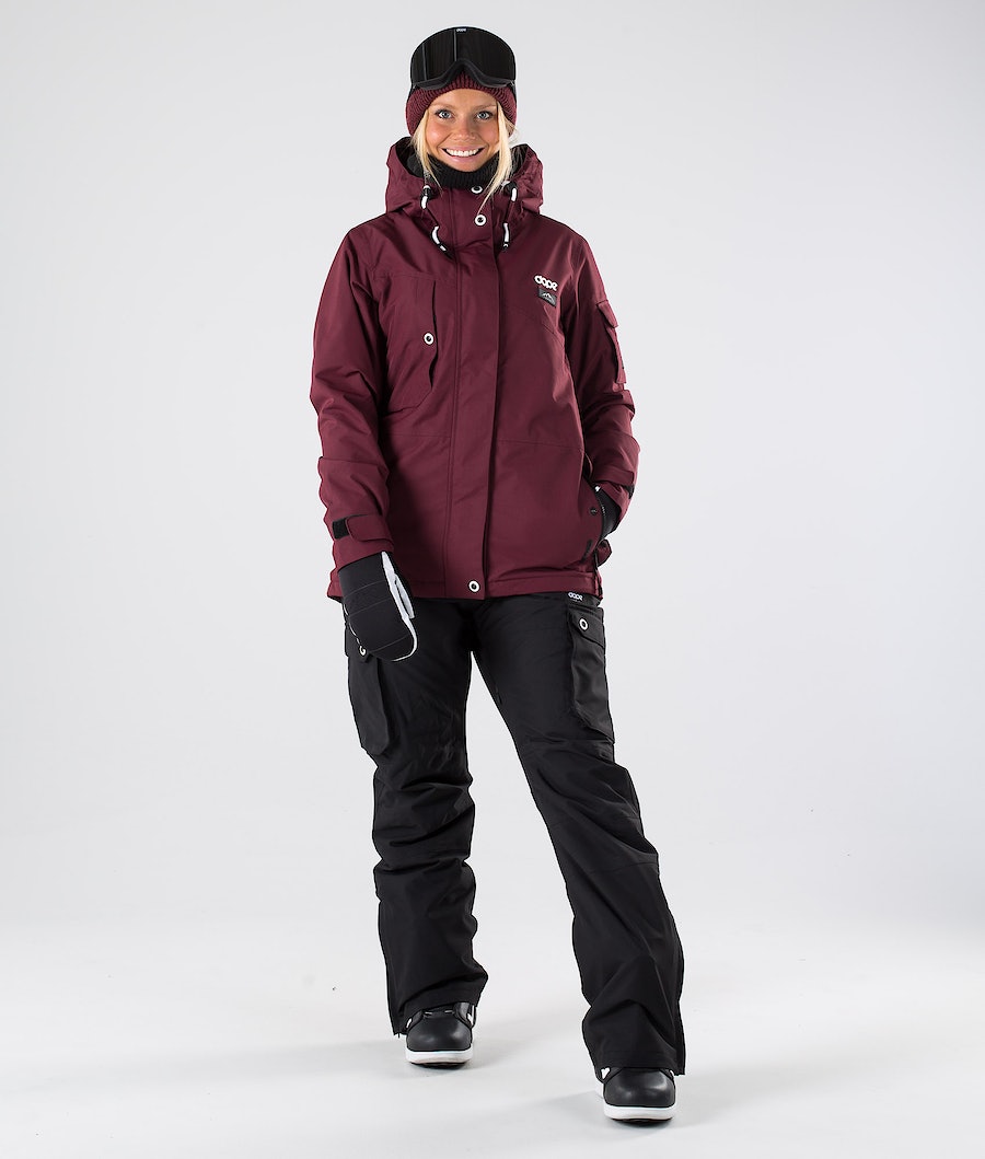 Dope Adept W 2019 Snowboardjacke Damen Bordeaux | UB4215897