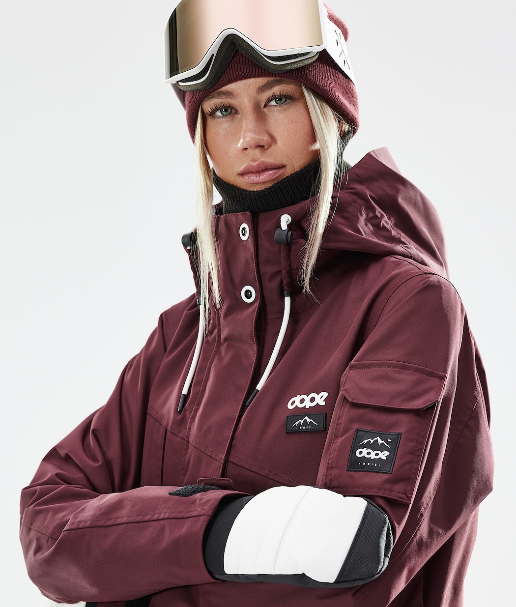 Dope Adept W 2021 Snowboardjacke Damen Bordeaux | PV9631475