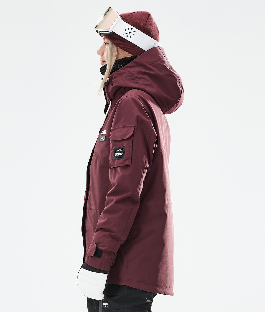 Dope Adept W 2021 Snowboardjacke Damen Bordeaux | PV9631475