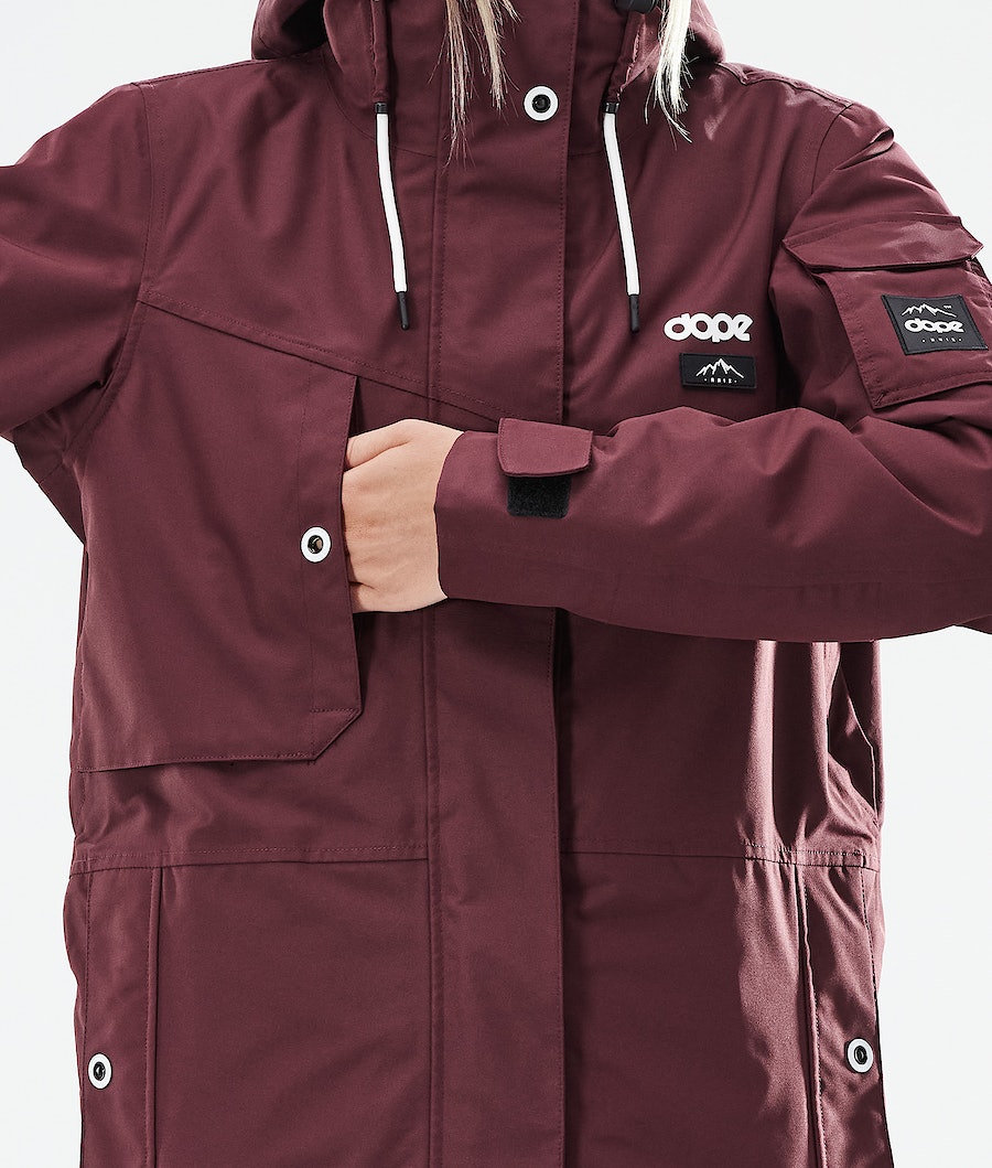 Dope Adept W 2021 Snowboardjacke Damen Bordeaux | PV9631475