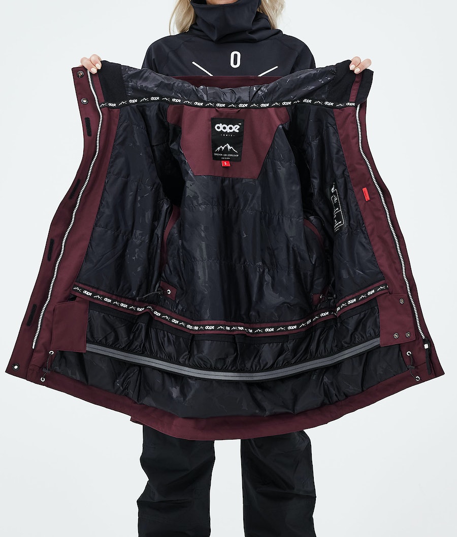 Dope Adept W 2021 Snowboardjacke Damen Bordeaux | PV9631475