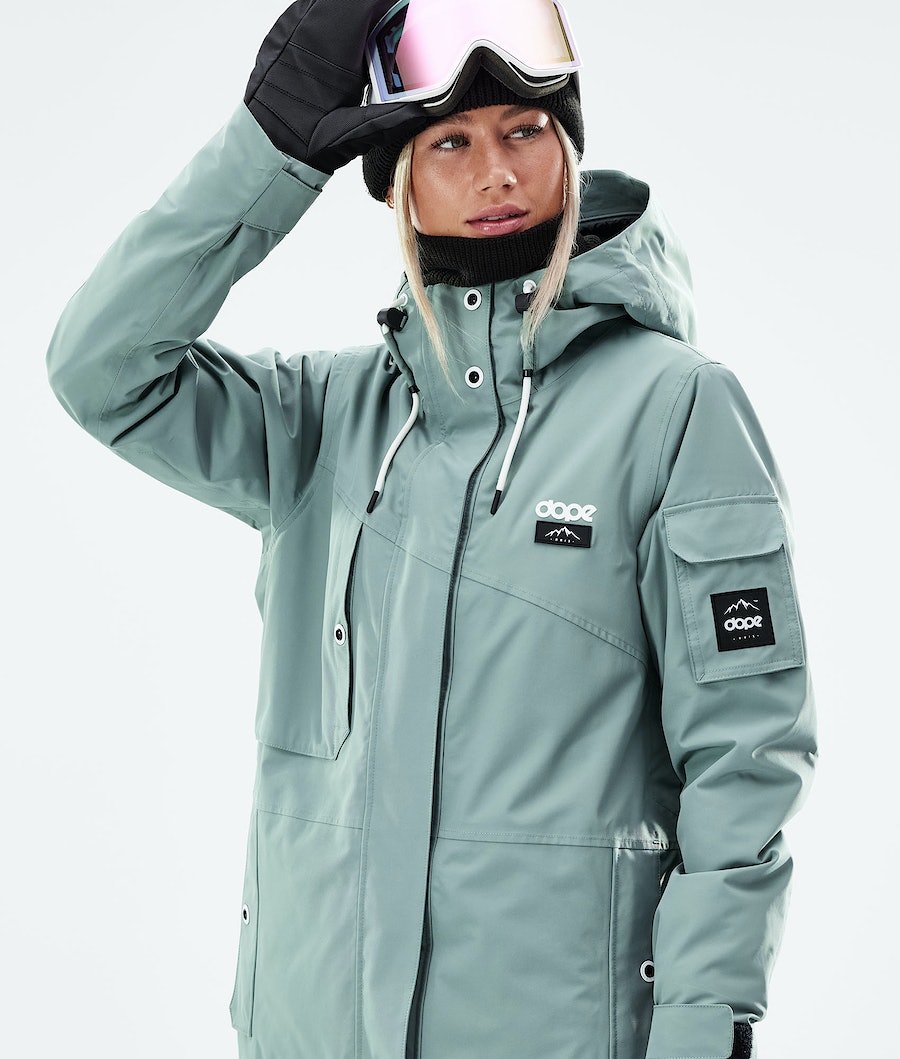 Dope Adept W 2021 Snowboardjacke Damen Grün | LP5341290