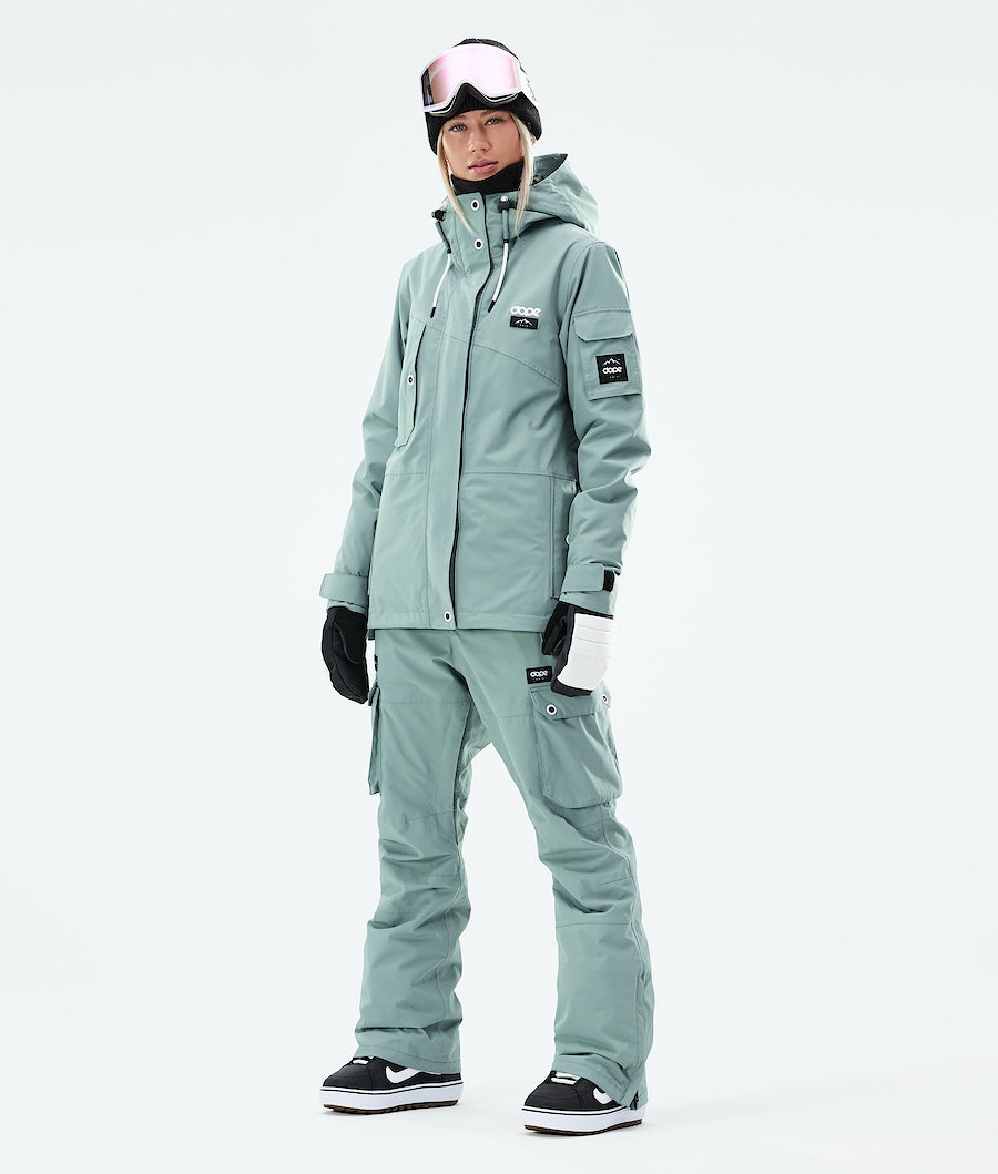 Dope Adept W 2021 Snowboardjacke Damen Grün | LP5341290
