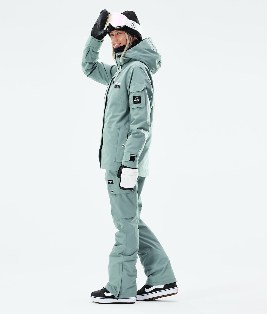 Dope Adept W 2021 Snowboardjacke Damen Grün | LP5341290