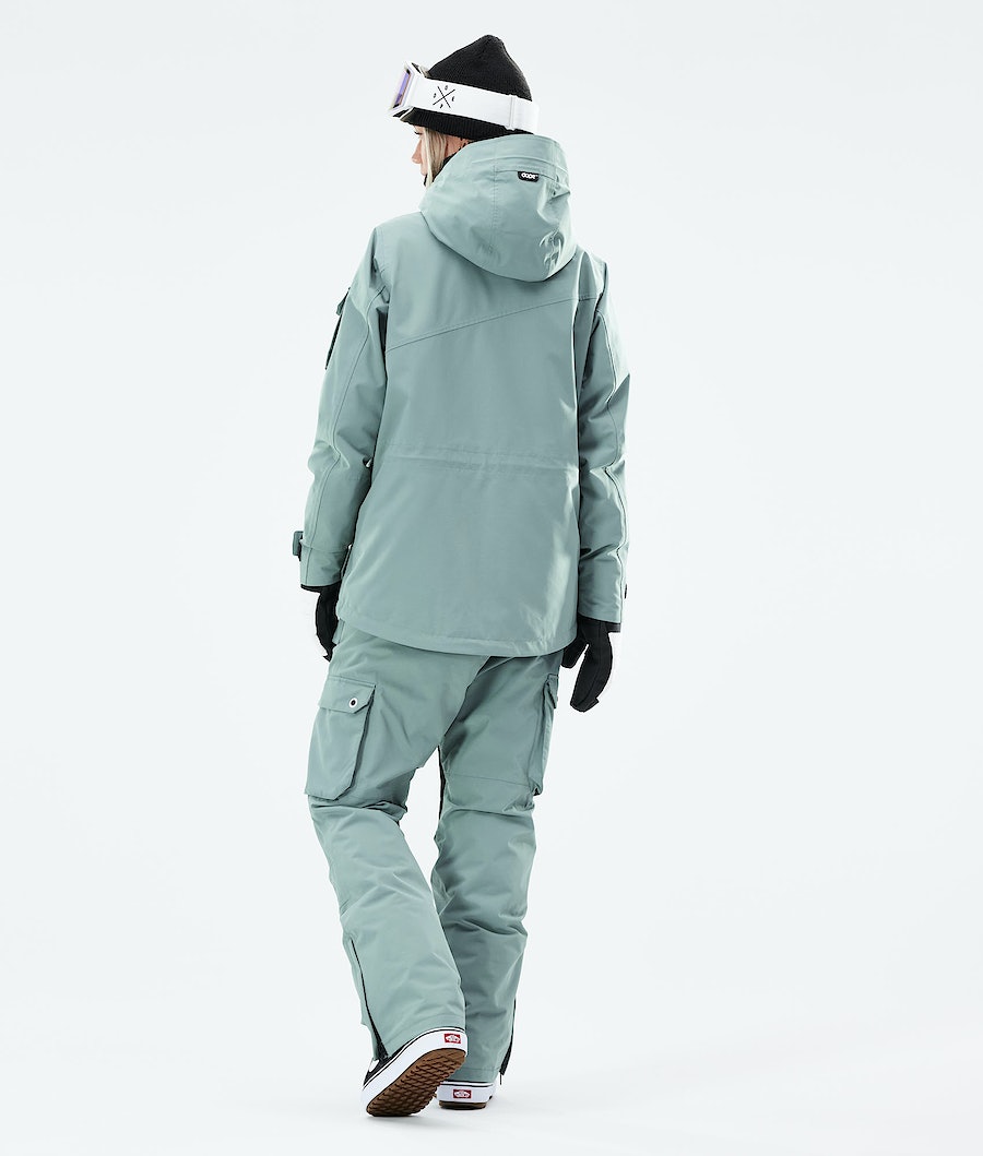 Dope Adept W 2021 Snowboardjacke Damen Grün | LP5341290