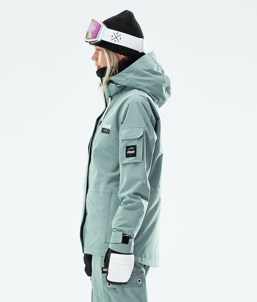 Dope Adept W 2021 Snowboardjacke Damen Grün | LP5341290