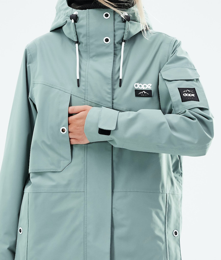 Dope Adept W 2021 Snowboardjacke Damen Grün | LP5341290