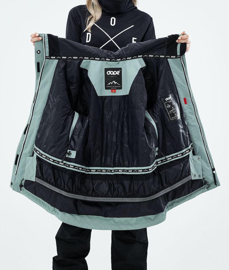 Dope Adept W 2021 Snowboardjacke Damen Grün | LP5341290