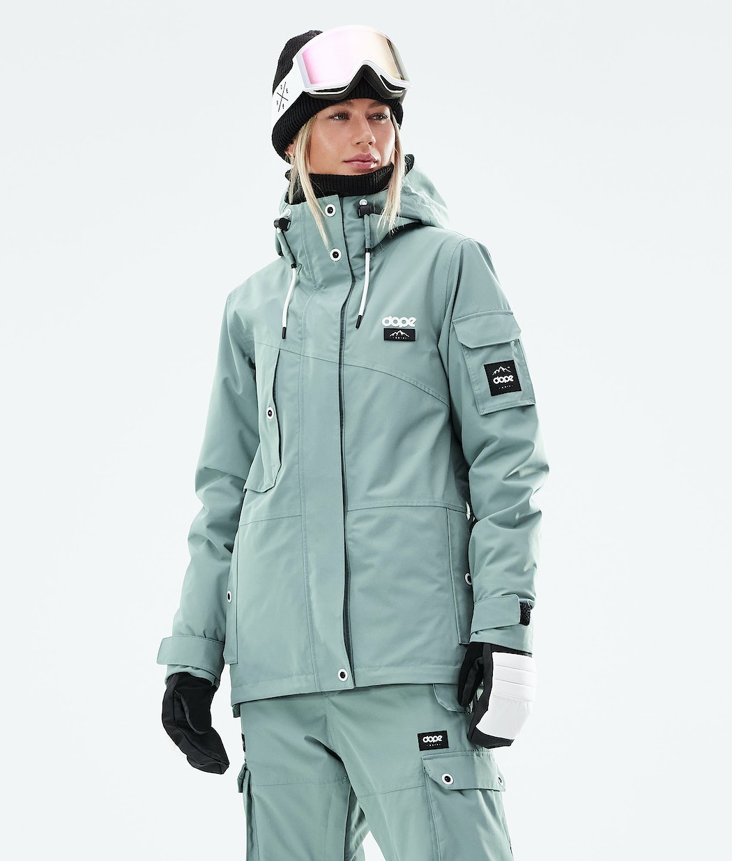 Dope Adept W 2021 Snowboardjacke Damen Grün | LP5341290