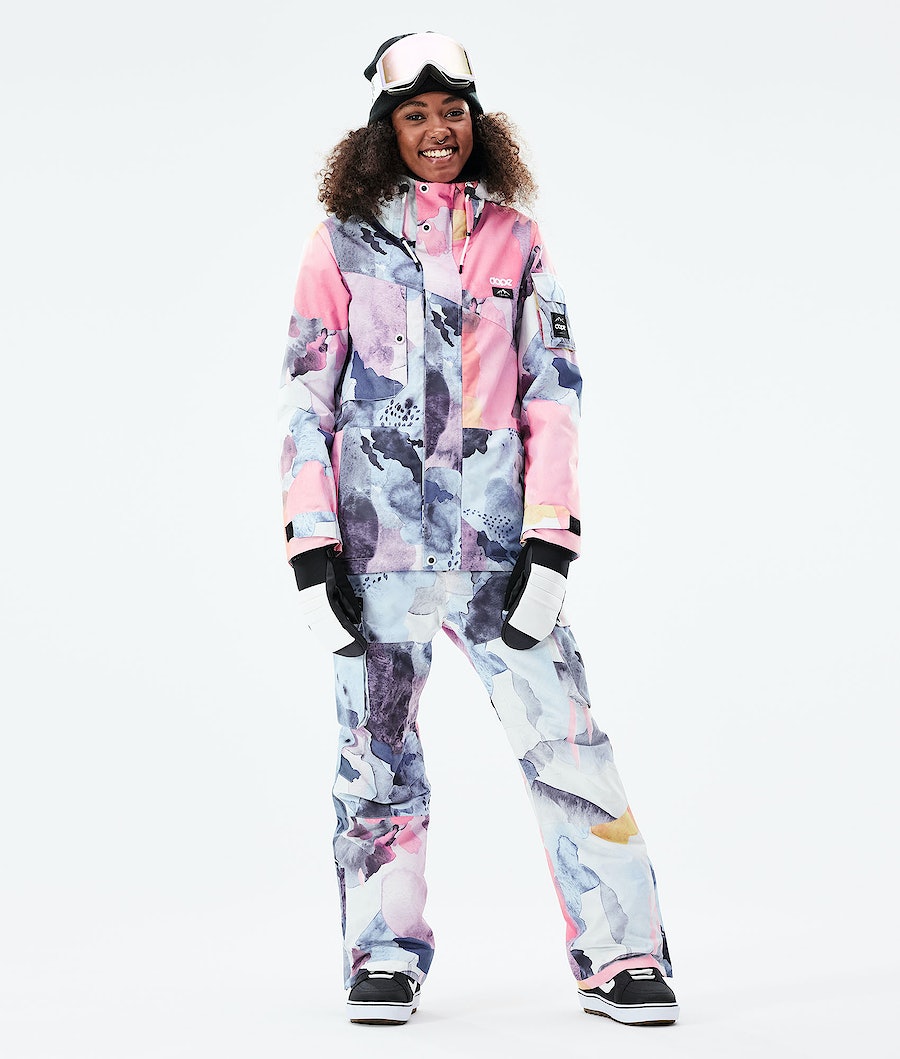 Dope Adept W 2021 Snowboardjacke Damen Mehrfarbig Rosa | GI1024986