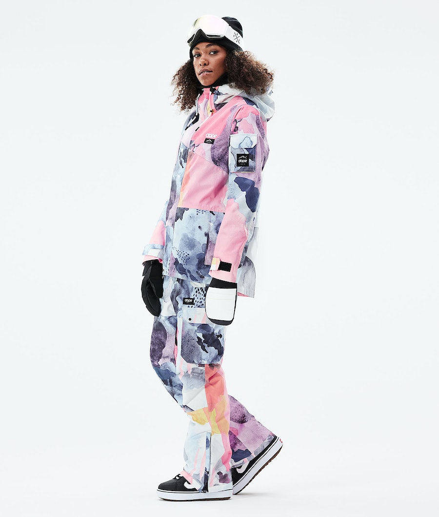 Dope Adept W 2021 Snowboardjacke Damen Mehrfarbig Rosa | GI1024986