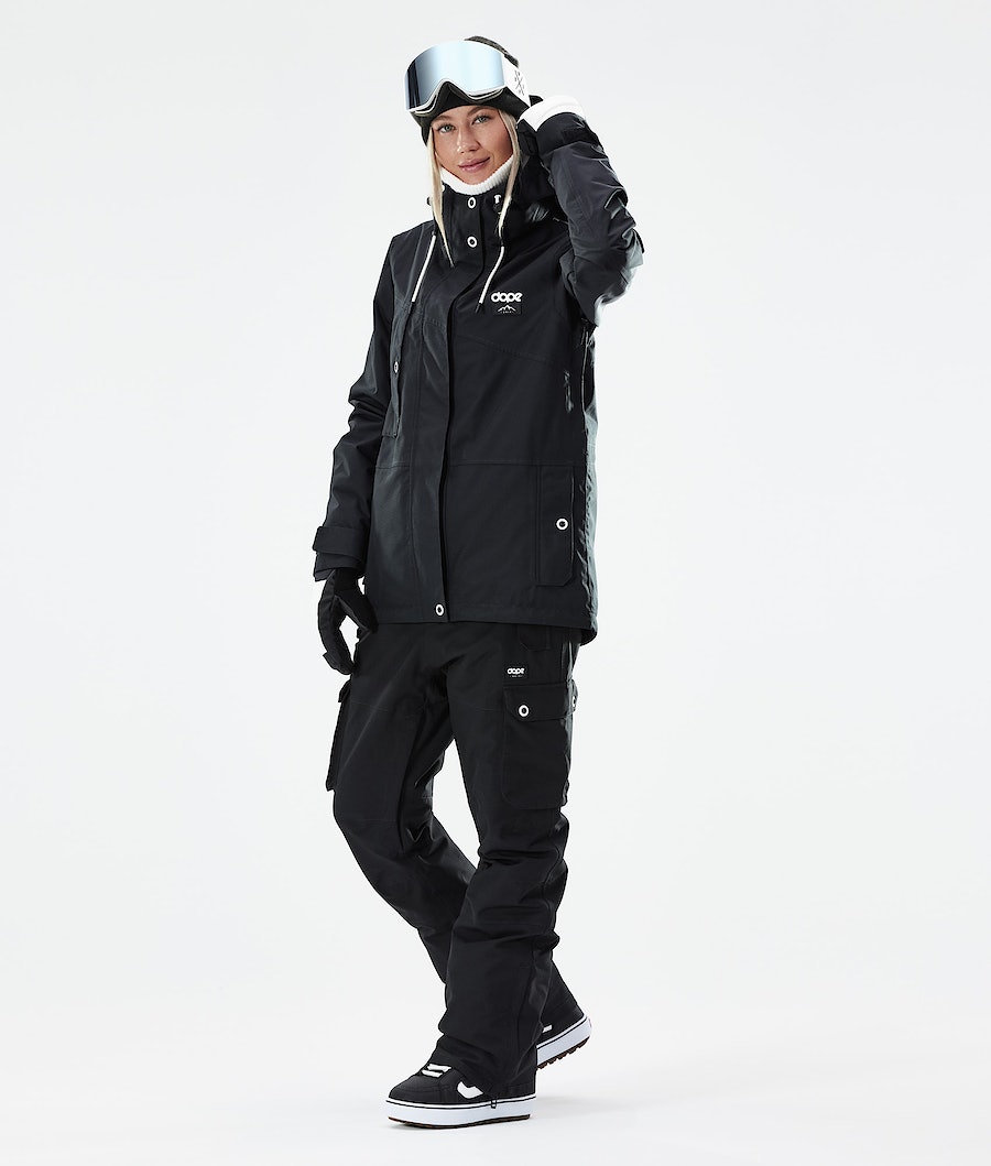 Dope Adept W 2021 Snowboardjacke Damen Schwarz | AF4812935