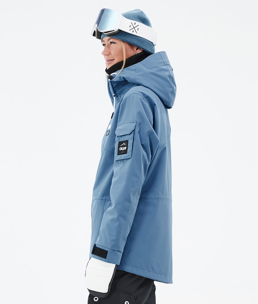 Dope Adept W Snowboardjacke Damen Blau Grau | TC3527094