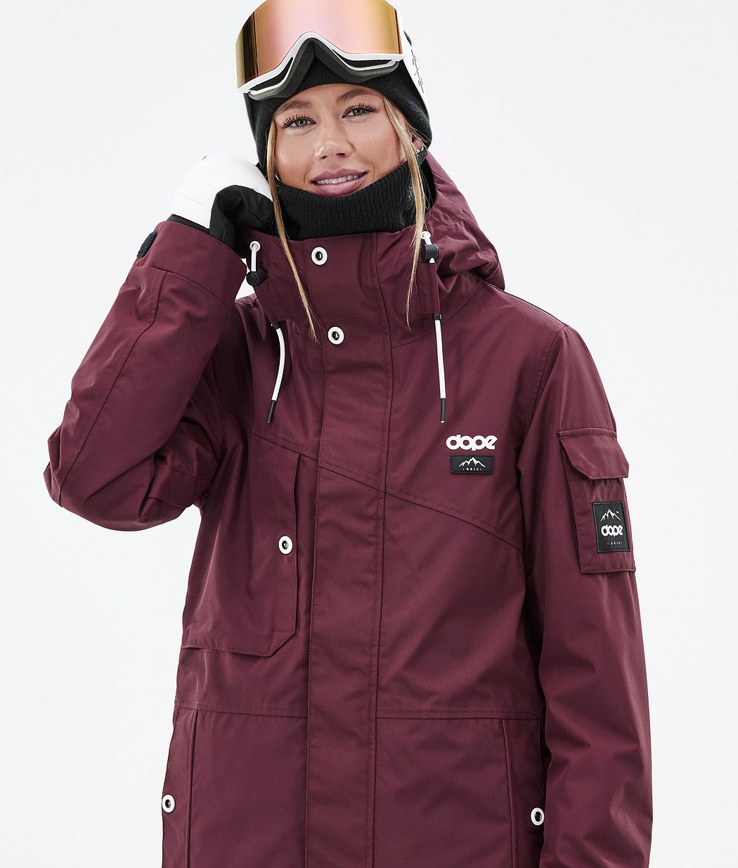 Dope Adept W Snowboardjacke Damen Bordeaux | TE7586934
