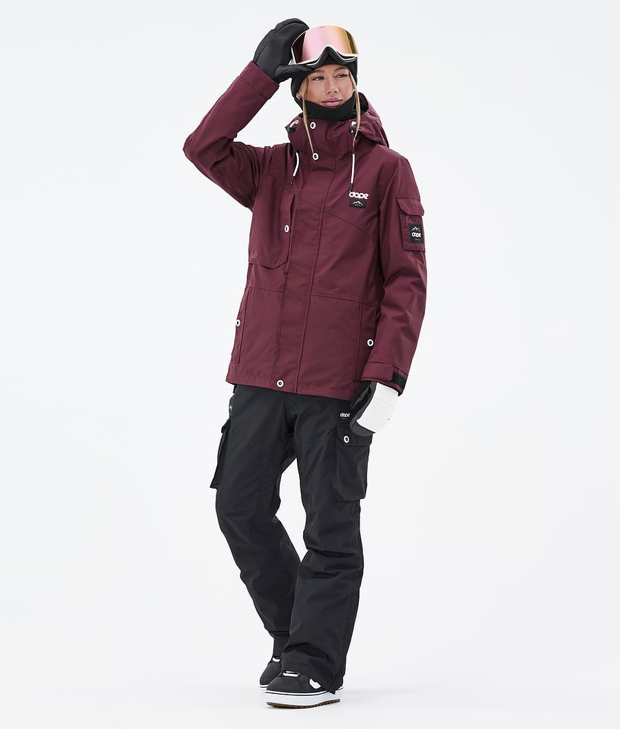 Dope Adept W Snowboardjacke Damen Bordeaux | TE7586934