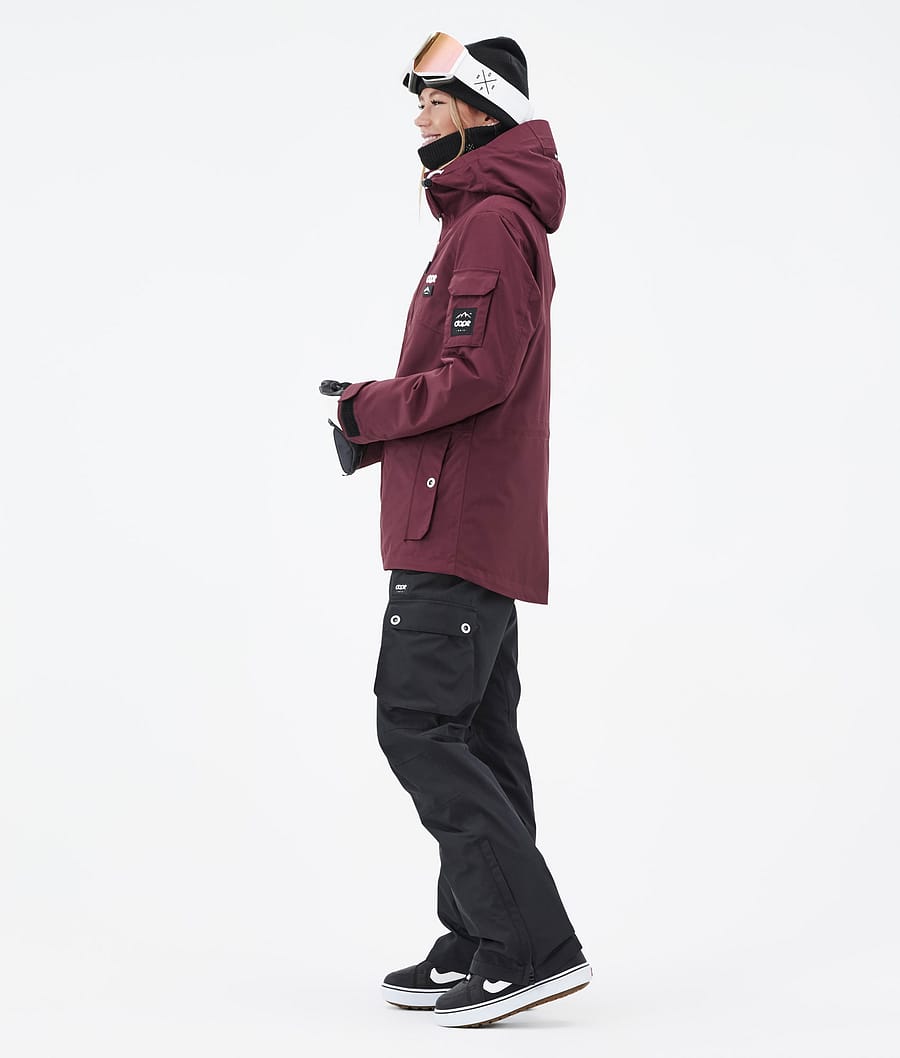 Dope Adept W Snowboardjacke Damen Bordeaux | TE7586934