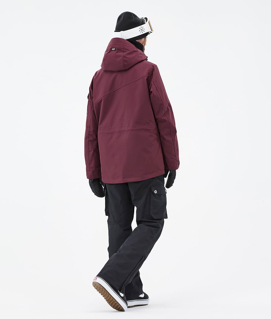 Dope Adept W Snowboardjacke Damen Bordeaux | TE7586934